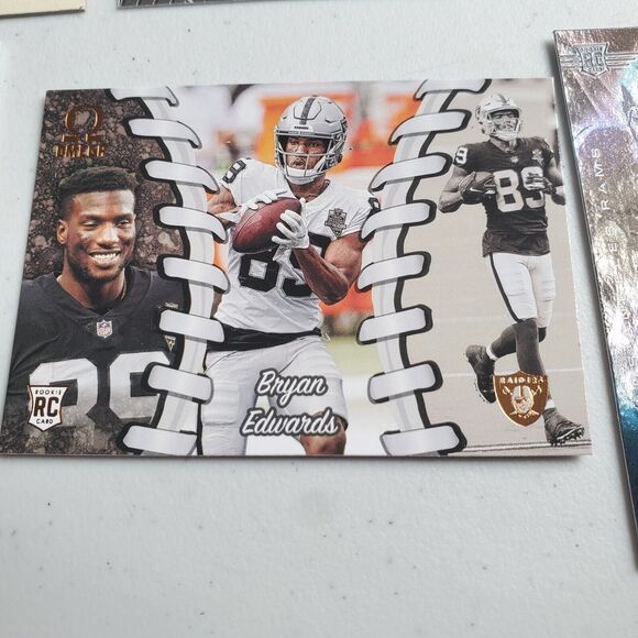 Football Cards Lot Of 12 NM 2019 2020 2021 Panini 2000 Fleer w Refractors & RC - Picture 12 of 13